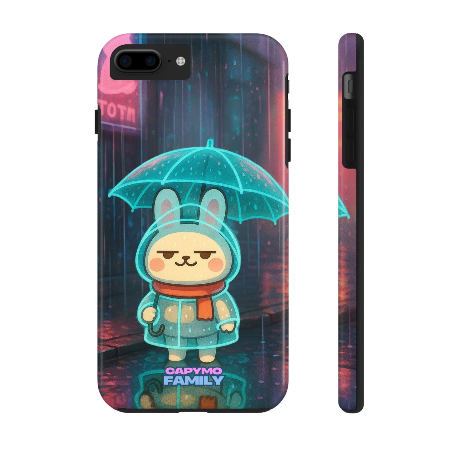 Capymo Family Cute Bunny Phone Case - Cyber Umbrella Bunny "Toto" Phone Case - Capymo Family