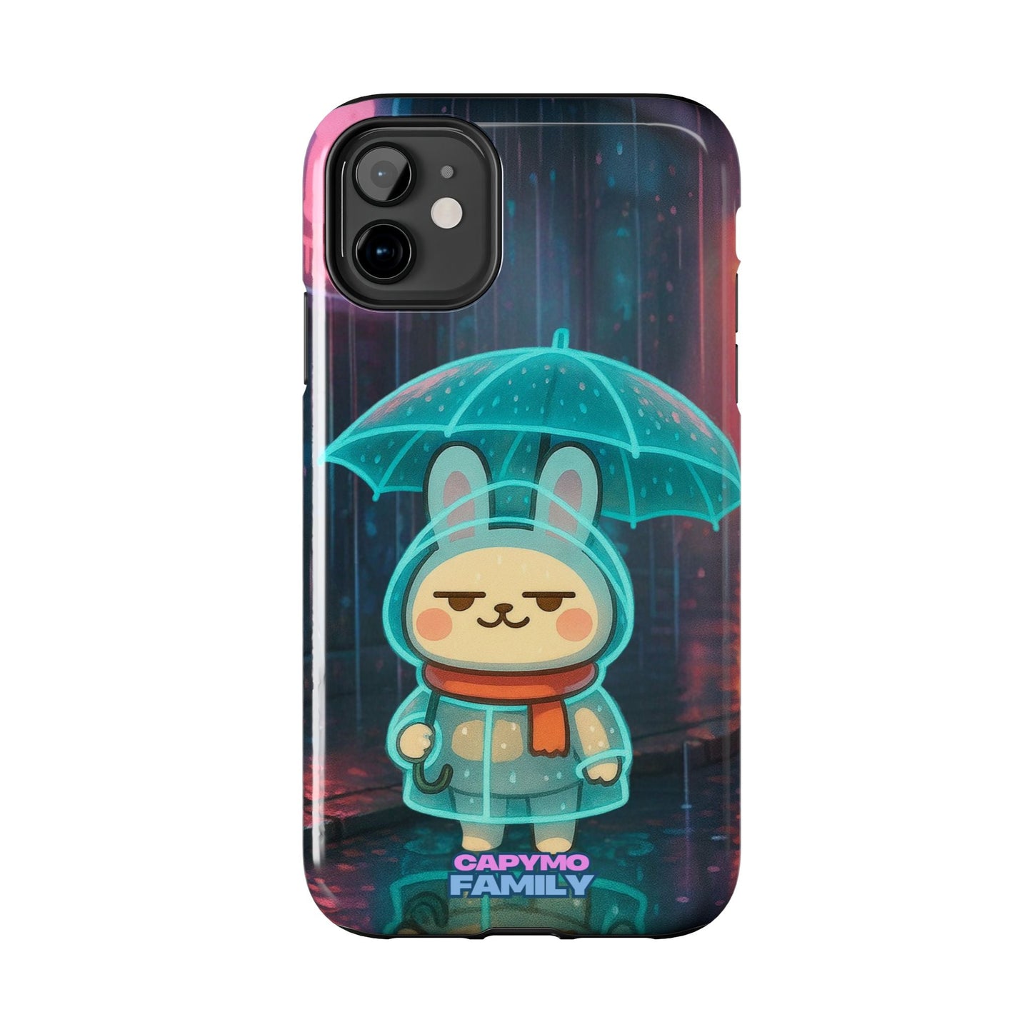 Capymo Family Cute Bunny Phone Case - Cyber Umbrella Bunny "Toto" Phone Case - Capymo Family