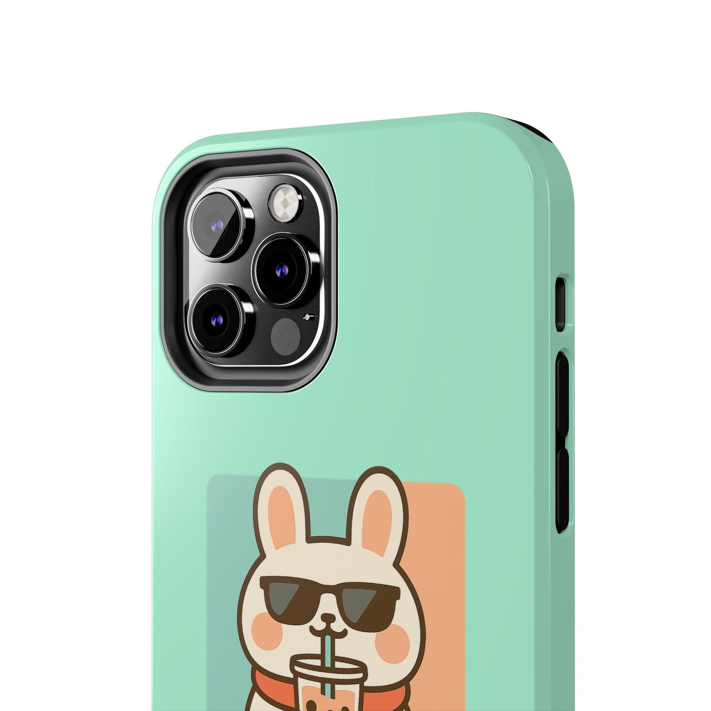 Capymo Family Kawaii Boba Bunny Phone Case – “Boba & Bunny Vibes” Powered by Boba Cute Cover - Capymo Family
