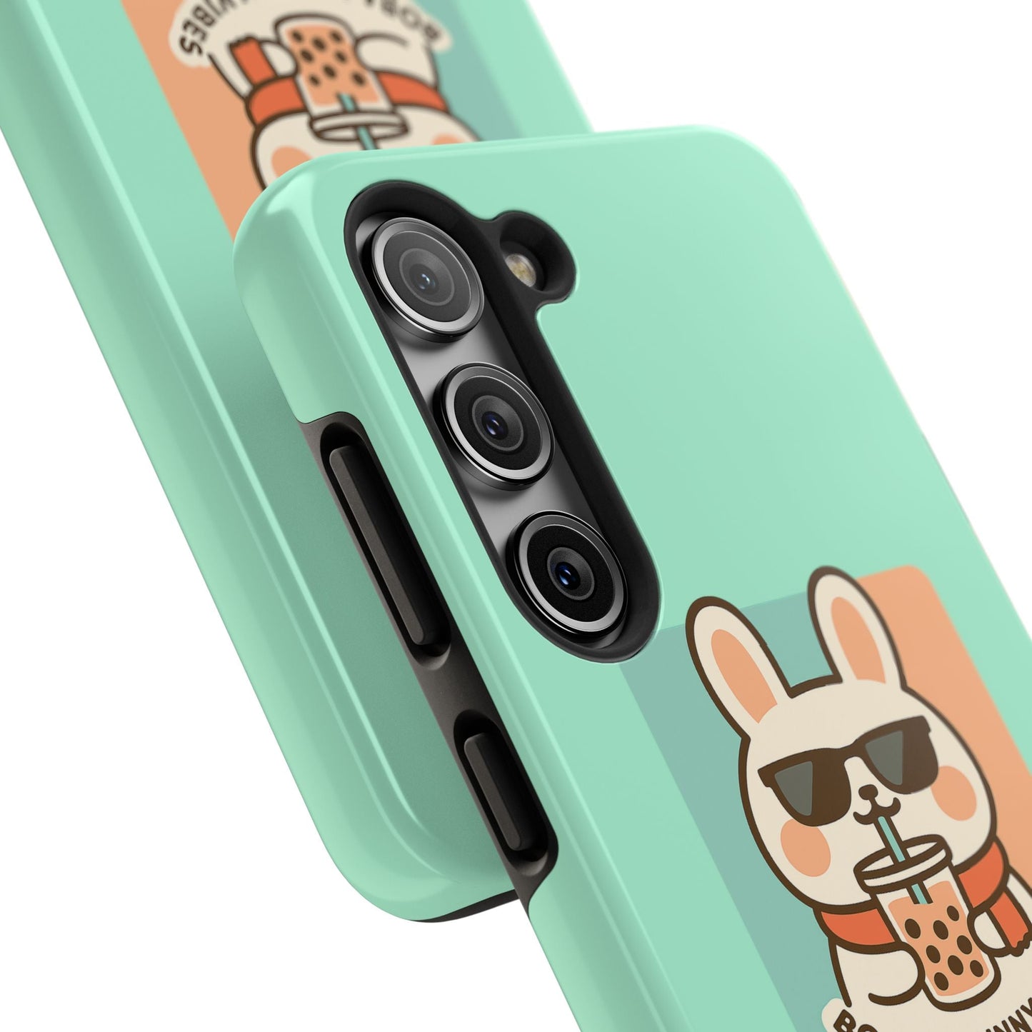 Capymo Family Kawaii Boba Bunny Phone Case – “Boba & Bunny Vibes” Powered by Boba Cute Cover - Capymo Family