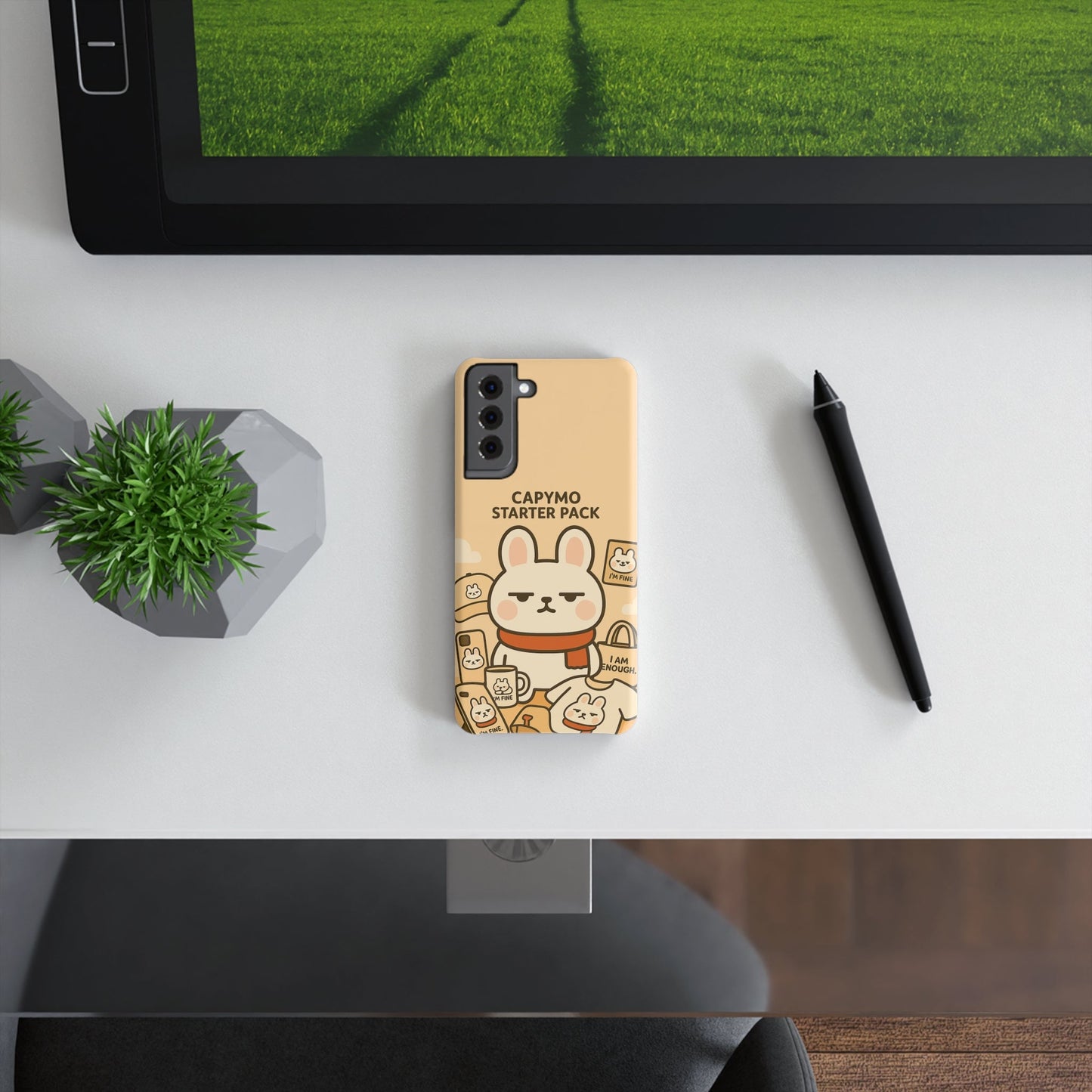 Cute Animal Phone Case, Capymo Starter Pack, Kawaii Slim Case, Gifts for Animal Lovers, Fun Phone Accessories - Capymo Family