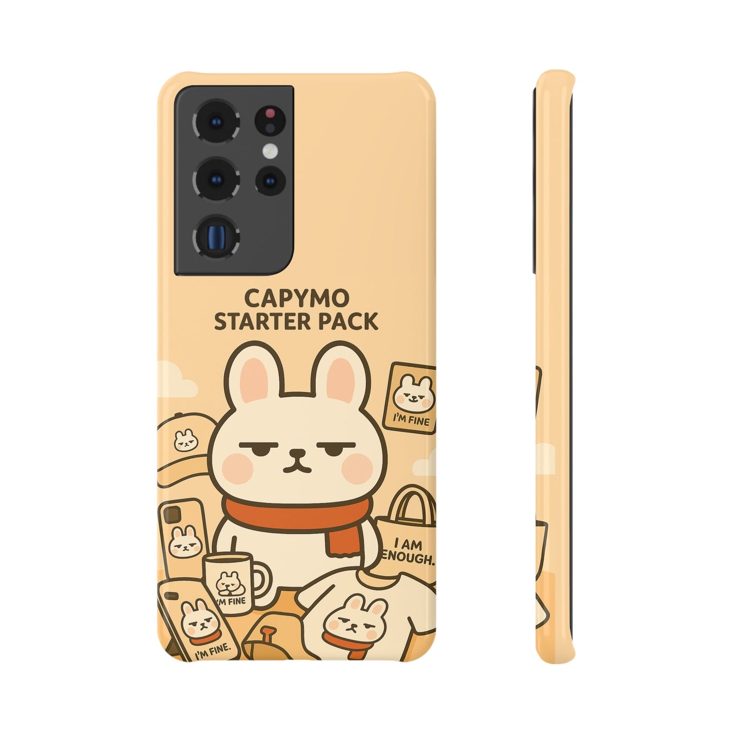 Cute Animal Phone Case, Capymo Starter Pack, Kawaii Slim Case, Gifts for Animal Lovers, Fun Phone Accessories - Capymo Family
