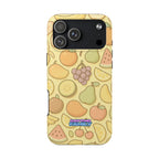 Capymo Family Kawaii Fruit Phone Case – Cute Aesthetic iPhone Cover with Citrus & Summer Vibes