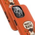 Capymo Family Playful Cute Cartoon Bunny Tough Phone Case –"Make It Rain" Bunny "Toto" Phone Case