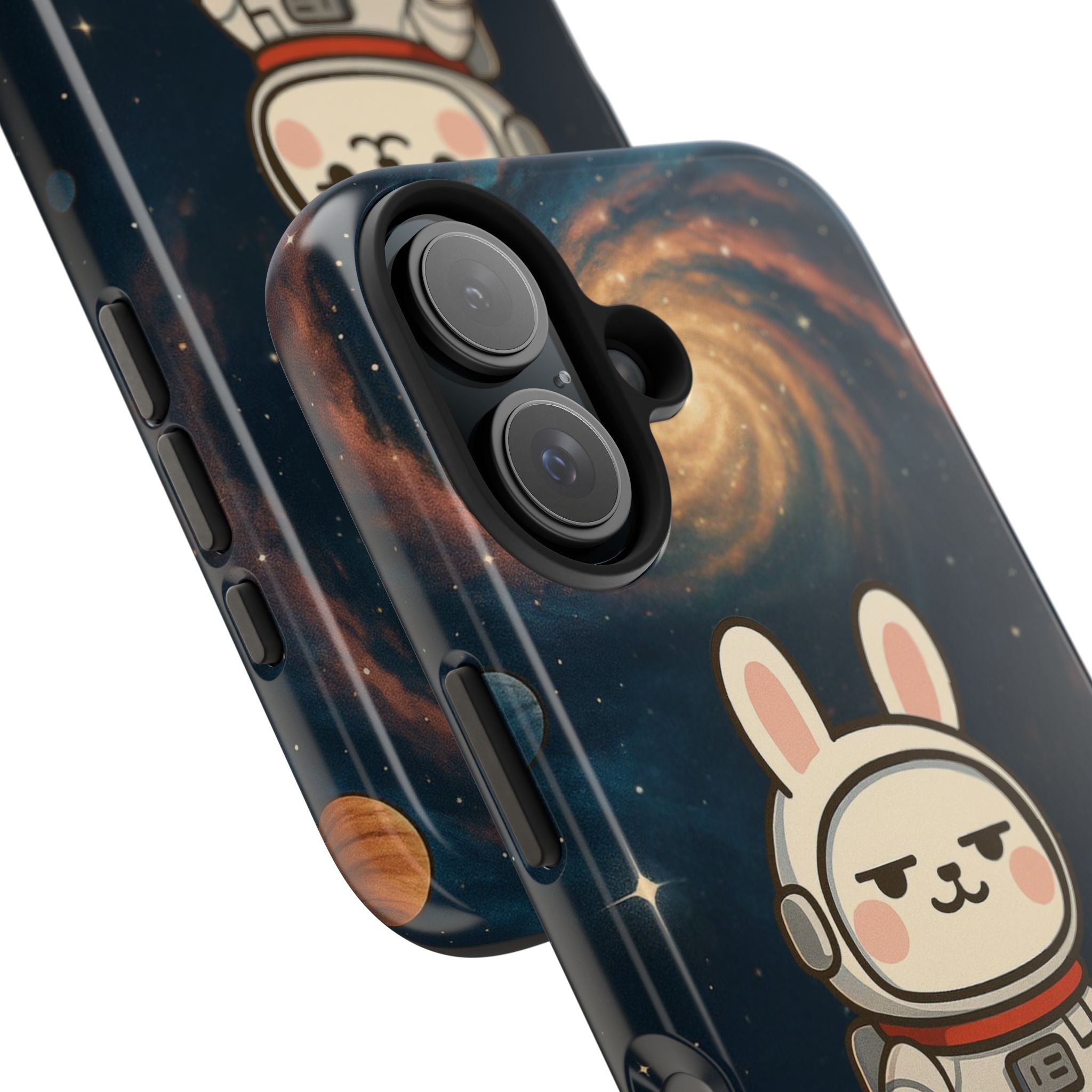 Capymo Family Cute Cartoon Bunny Tough Phone Case –Cute Astronaut  Bunny "Toto" Phone Case