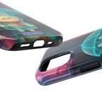 Capymo Family Cute Bunny Phone Case - Cyber Umbrella Bunny "Toto" Phone Case