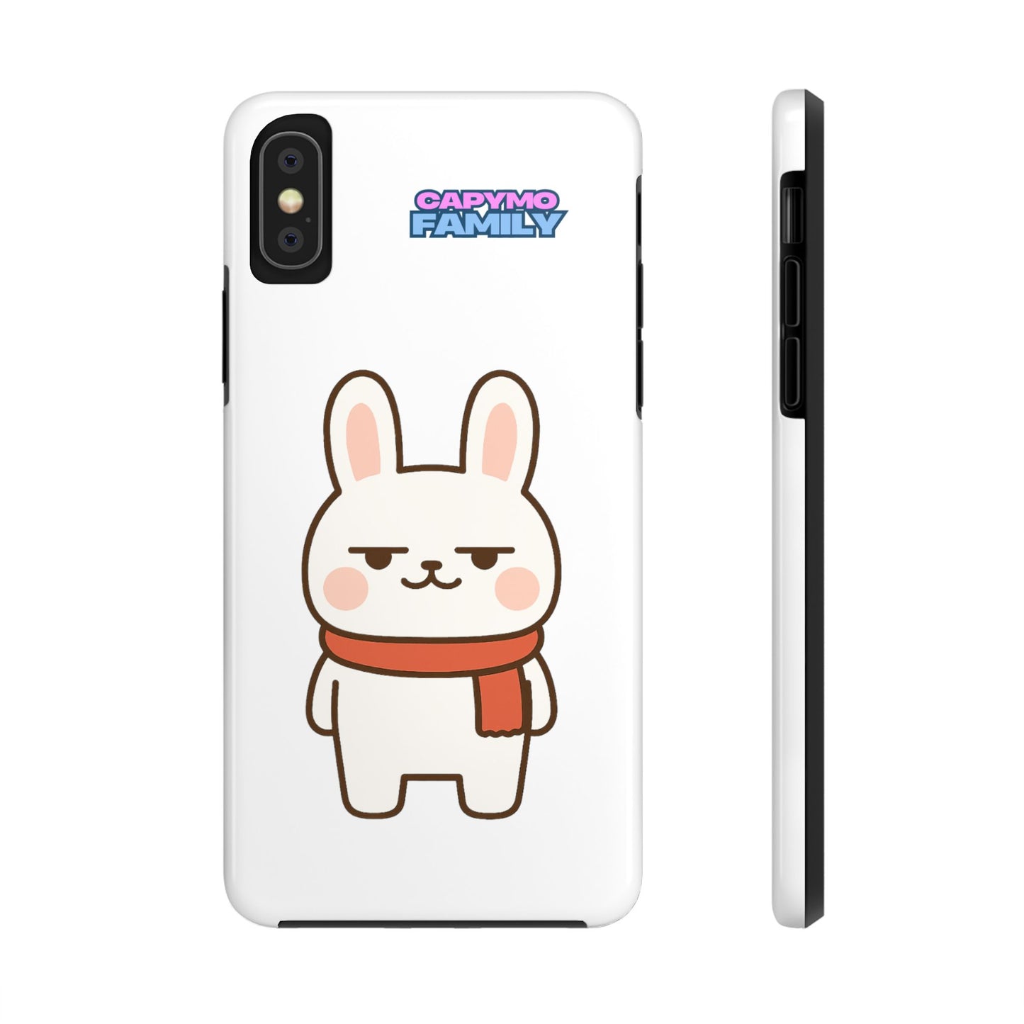 Capymo Family Cute Cartoon Bunny Tough Phone Case –"Toto" The Bunny Phone Case