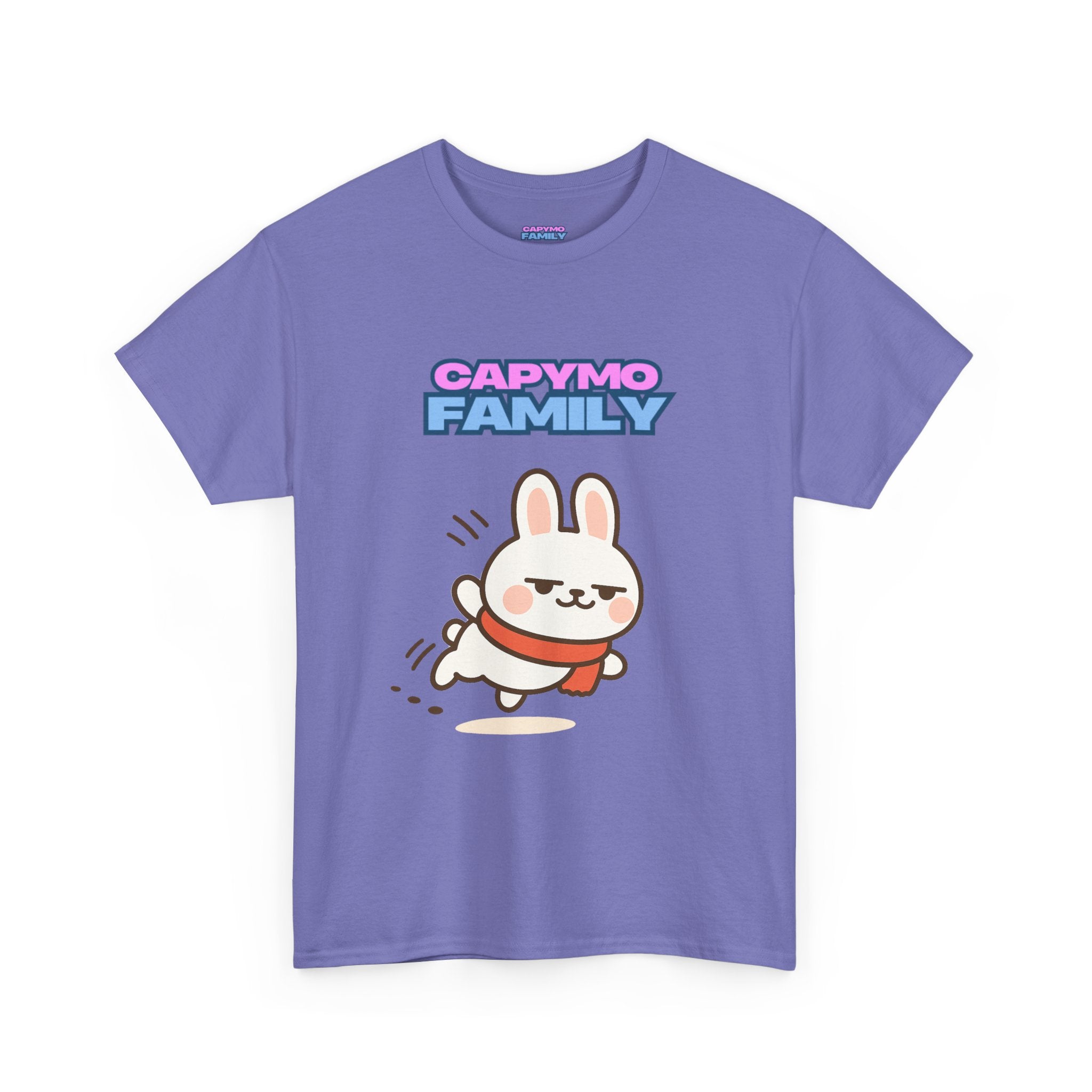 Capymo Family Themed Cute Animal Tee, Cute Cartoon T-Shirt, Bunny Graphic Tee, Funny Family Shirt, Adorable Unisex Cotton Tee