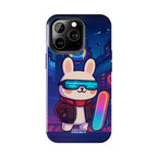 Capymo Family Cute Cartoon Bunny Tough Phone Case –Cyberpunk Bunny "Toto" Phone Case