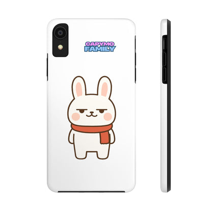 Capymo Family Cute Cartoon Bunny Tough Phone Case –"Toto" The Bunny Phone Case