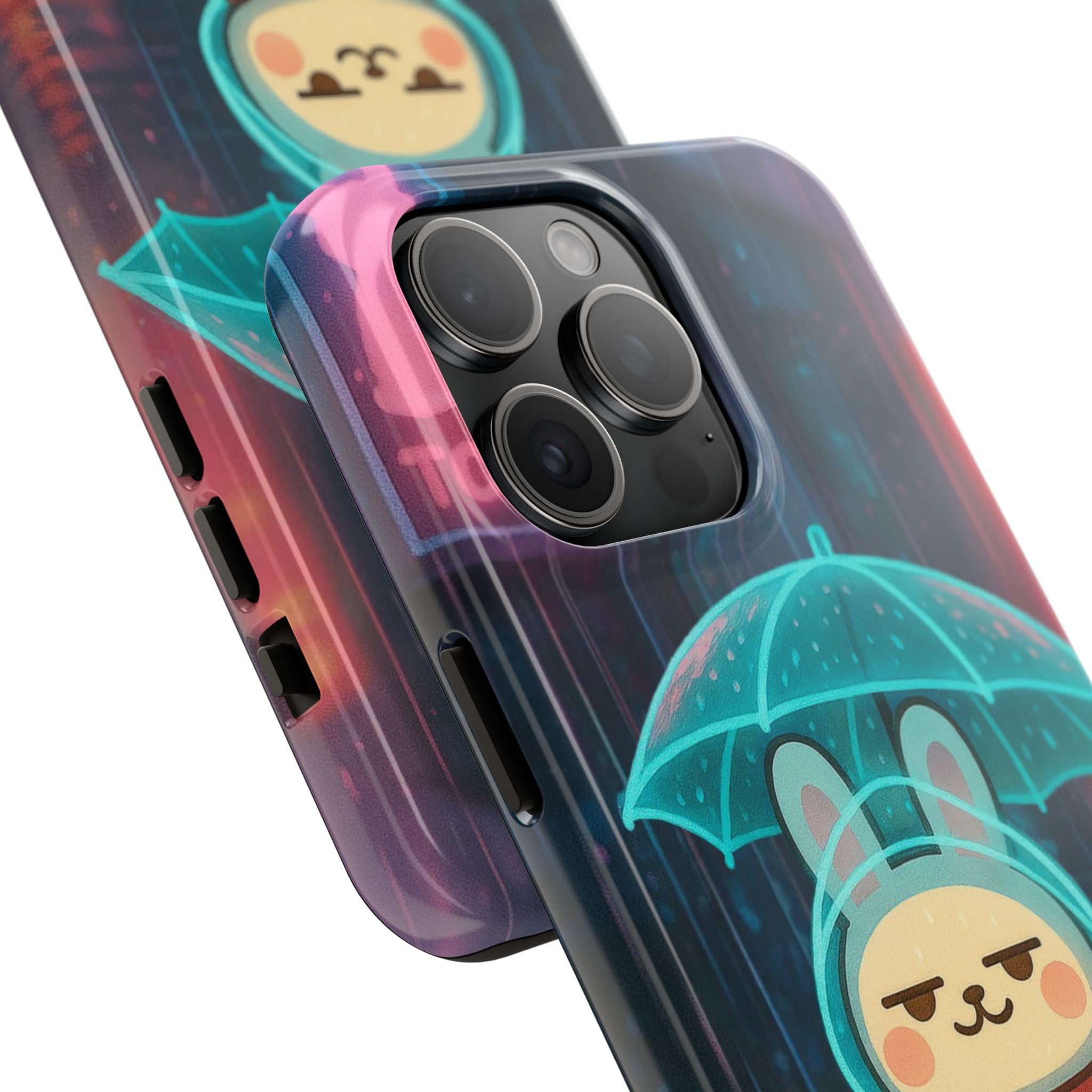 Capymo Family Cute Bunny Phone Case - Cyber Umbrella Bunny "Toto" Phone Case