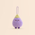 Eggie the Eggplant Plush Keychain