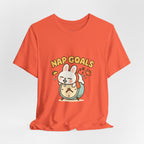 Capymo Family Kawaii Bunny Soft Cotton T-Shirt – "Nap Goals" "Toto" The Bunny Cute Tee (Unisex)