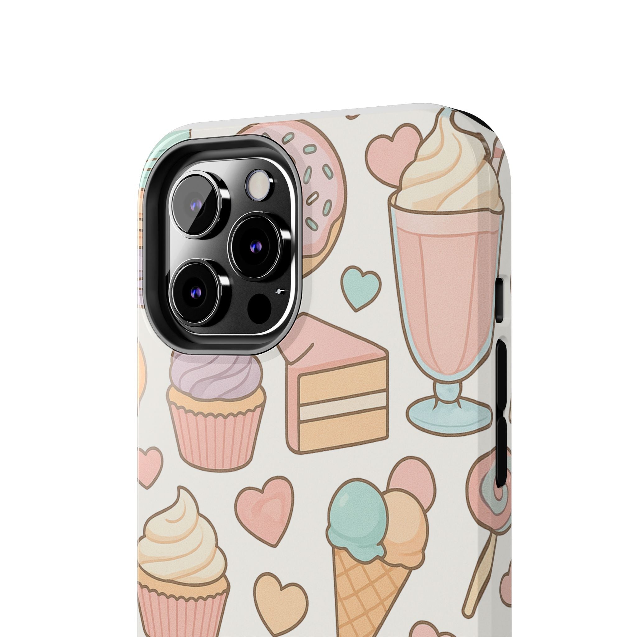 Capymo Family Kawaii Dessert Phone Case – “Sweet Tooth Collection” Ice Cream, Cake, and Candy Cute Pastel Design