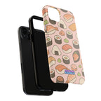 Capymo Family Kawaii Sushi Phone Case – Cute Sushi Pattern Phone Case
