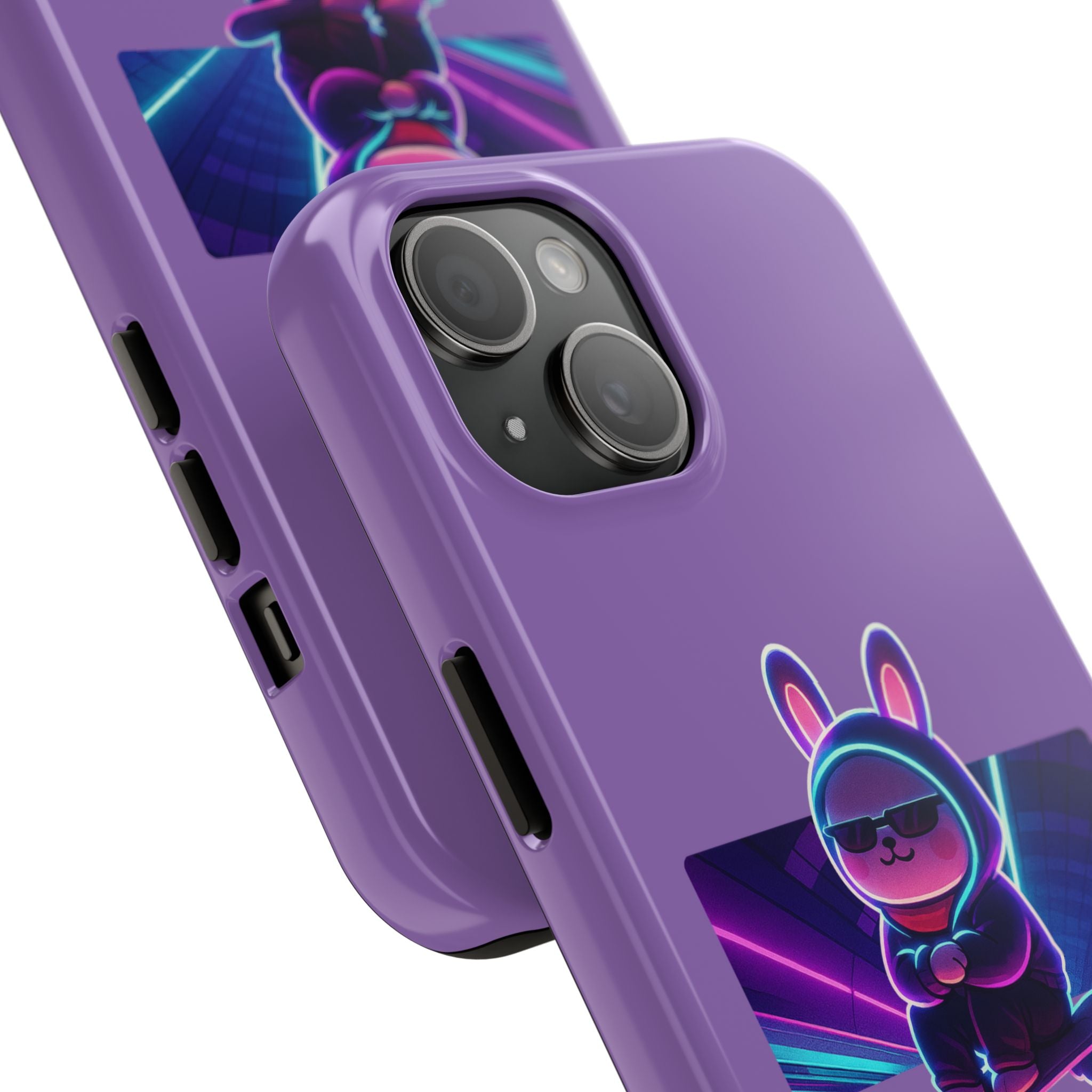 Capymo Family “Main Character Energy” Phone Case – Cyber Bunny Toto Aesthetic Cover