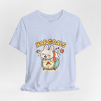 Capymo Family Kawaii Bunny Soft Cotton T-Shirt – "Nap Goals" "Toto" The Bunny Cute Tee (Unisex)
