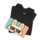 Capymo Family Charming Bunny Graphic Tee, Cute Animal Shirt, Casual Wear, Soft Unisex Tee, Perfect Gift for Animal Lovers, Everyday Fashion