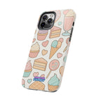 Capymo Family Kawaii Dessert Phone Case – “Sweet Tooth Collection” Ice Cream, Cake, and Candy Cute Pastel Design
