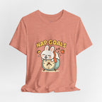 Capymo Family Kawaii Bunny Soft Cotton T-Shirt – "Nap Goals" "Toto" The Bunny Cute Tee (Unisex)