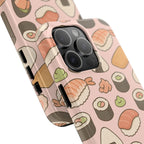 Capymo Family Kawaii Sushi Phone Case – Cute Sushi Pattern Phone Case