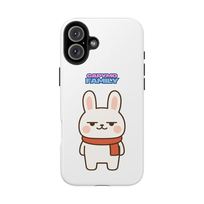 Capymo Family Cute Cartoon Bunny Tough Phone Case –"Toto" The Bunny Phone Case
