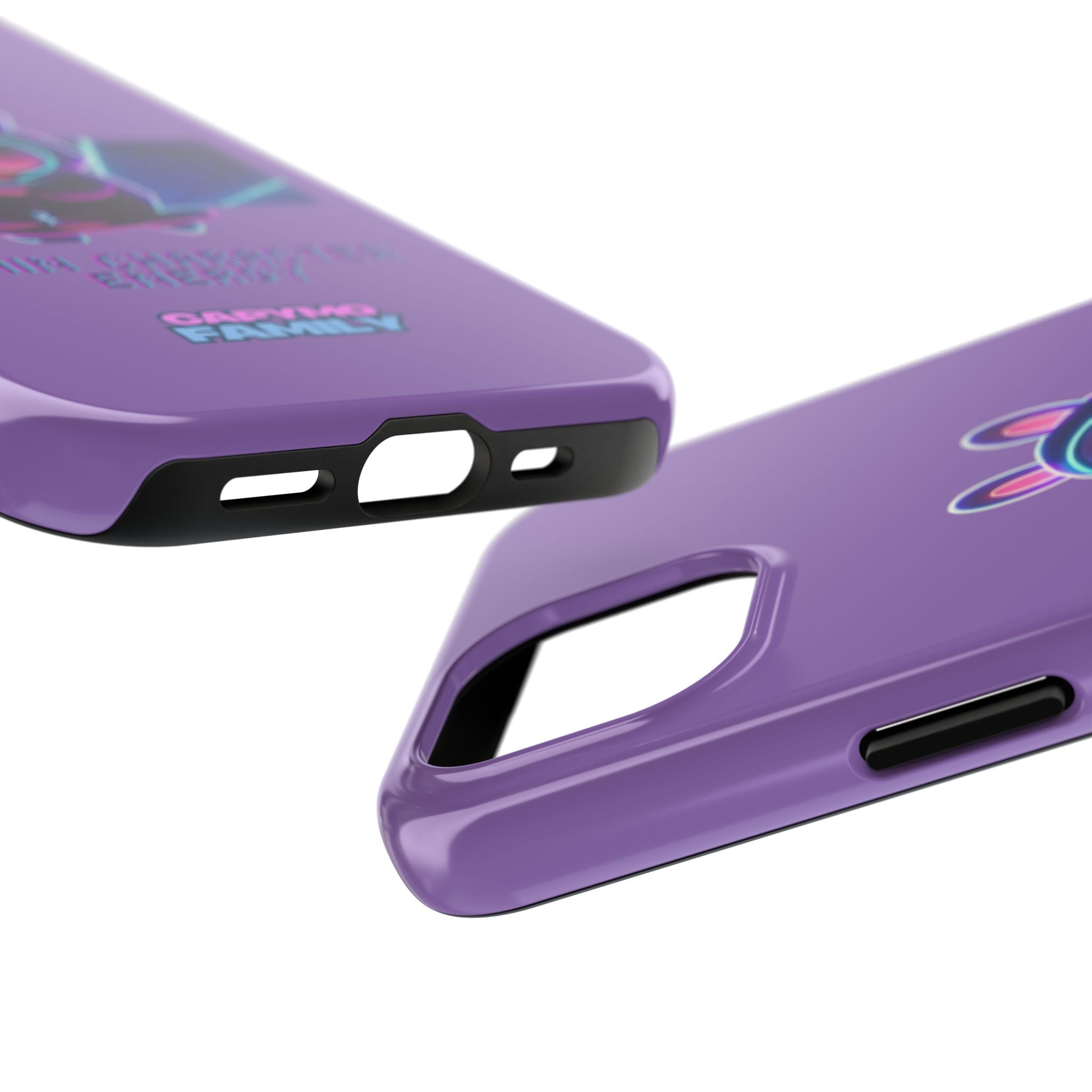 Capymo Family “Main Character Energy” Phone Case – Cyber Bunny Toto Aesthetic Cover