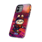 Capymo Family Sunset Skate Bunny Phone Case – Vibrant Skatepark Bunny "Toto" Phone Case