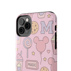 Capymo Family Kawaii Magic Snack Phone Case – Pastel Candy, Popcorn & Cookie Pattern Cover