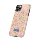 Capymo Family Bunny Blossom Spring Phone Case – Cute Floral iPhone Cover with Carrots & Sakura