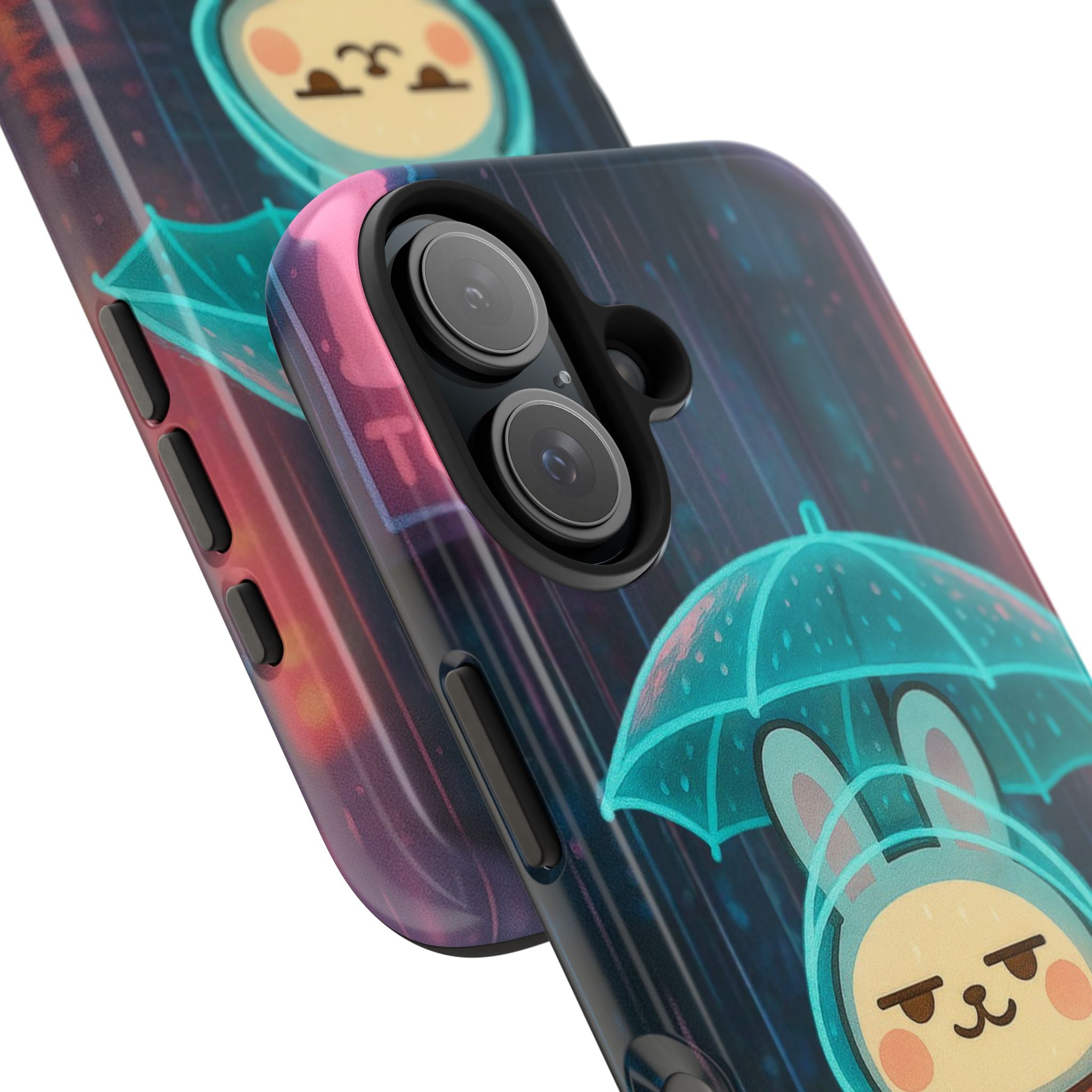 Capymo Family Cute Bunny Phone Case - Cyber Umbrella Bunny "Toto" Phone Case