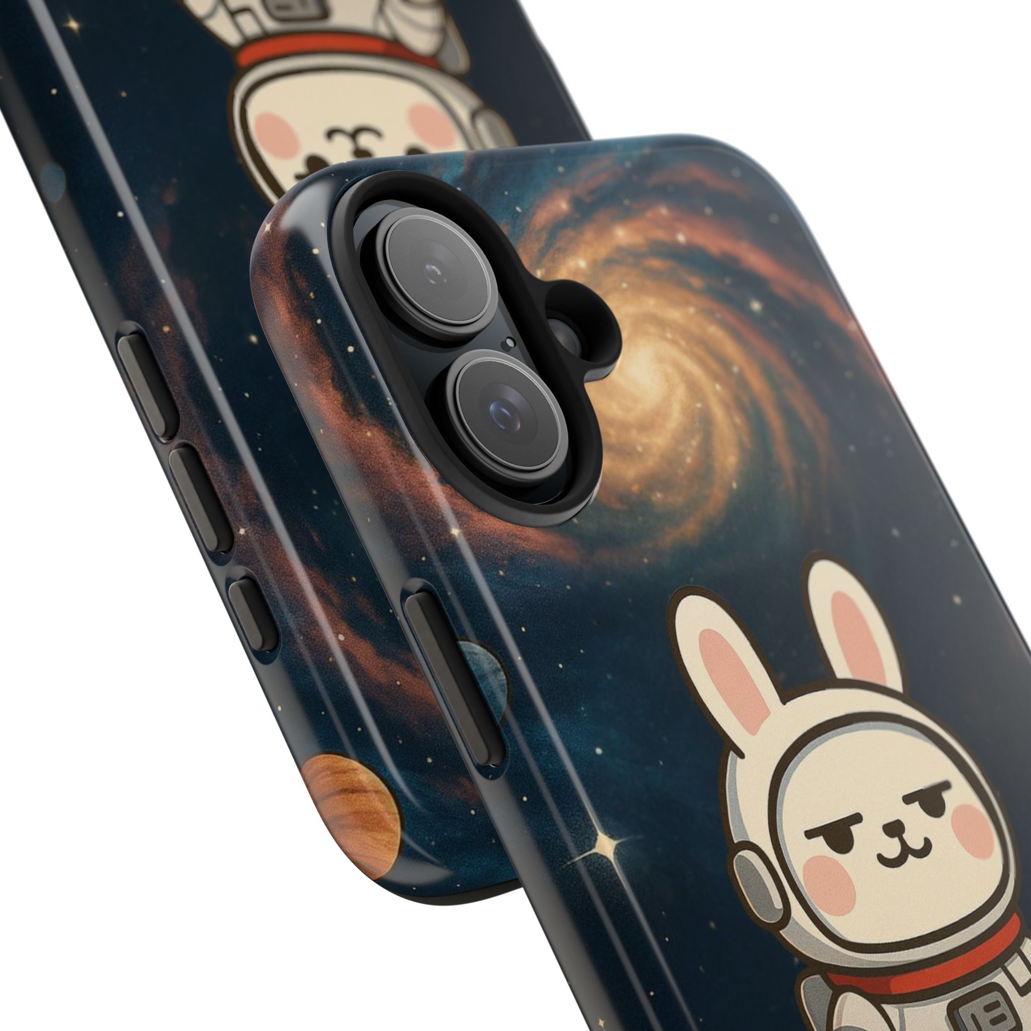 Capymo Family Cute Cartoon Bunny Tough Phone Case –Cute Astronaut  Bunny "Toto" Phone Case