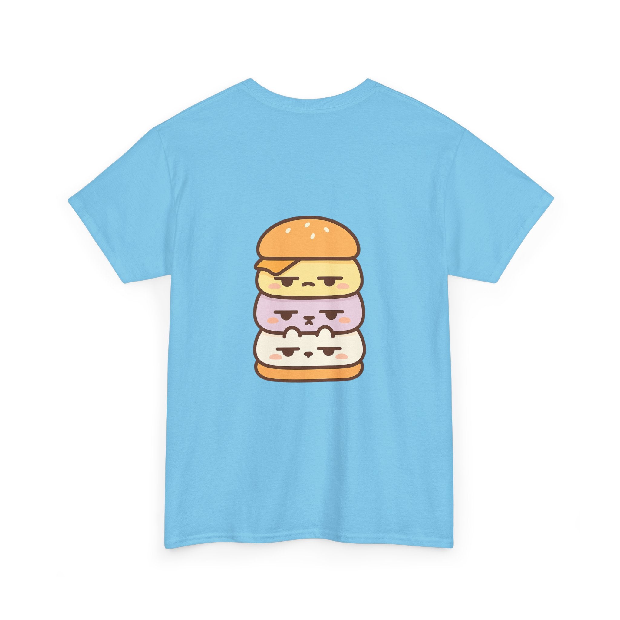 Capymo Family Cute Cartoon Family Tee, Unisex Graphic T-Shirt, Gifts for Animal Lovers, Funny Casual Wear, Birthday and Holiday Apparel