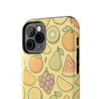 Capymo Family Kawaii Fruit Phone Case – Cute Aesthetic iPhone Cover with Citrus & Summer Vibes