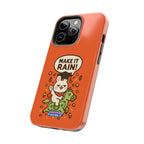 Capymo Family Playful Cute Cartoon Bunny Tough Phone Case –"Make It Rain" Bunny "Toto" Phone Case