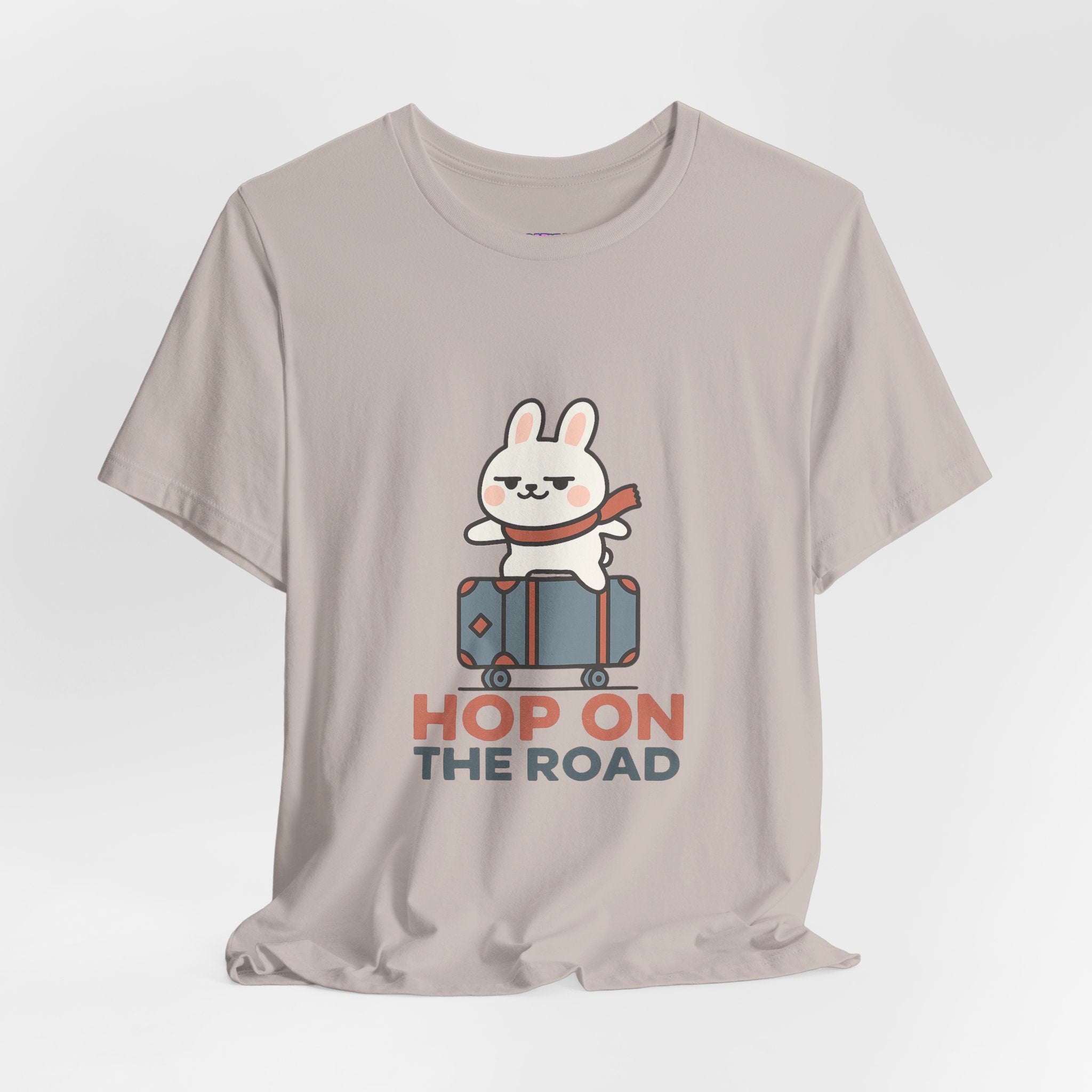 Capymo Family Adventurous Bunny Graphic Tee | Family Travel Shirt, Cute Animal T-Shirt, Fun Summer Outfit, Gift for Travelers, Vacation Wear