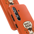 Capymo Family Playful Cute Cartoon Bunny Tough Phone Case –"Make It Rain" Bunny "Toto" Phone Case