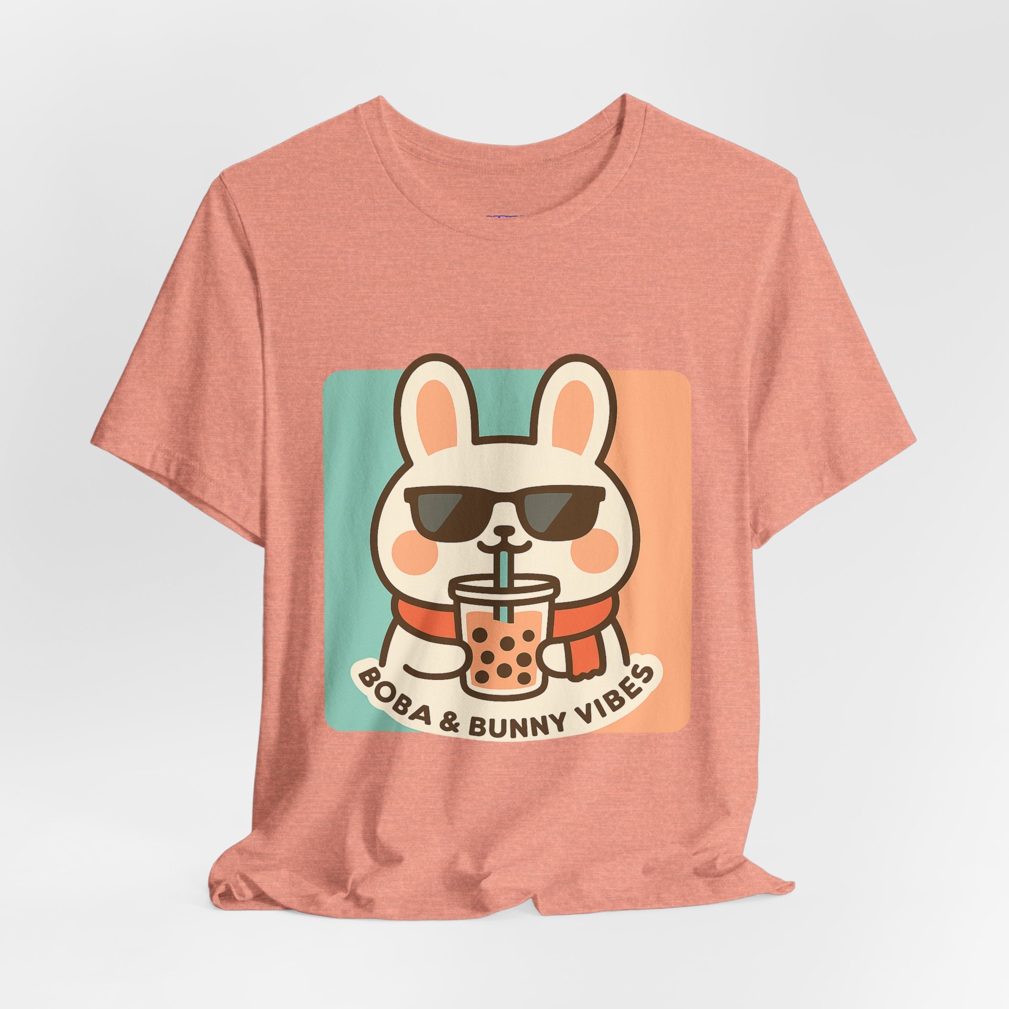 Capymo Family Charming Bunny Graphic Tee, Cute Animal Shirt, Casual Wear, Soft Unisex Tee, Perfect Gift for Animal Lovers, Everyday Fashion