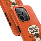 Capymo Family Playful Cute Cartoon Bunny Tough Phone Case –"Make It Rain" Bunny "Toto" Phone Case