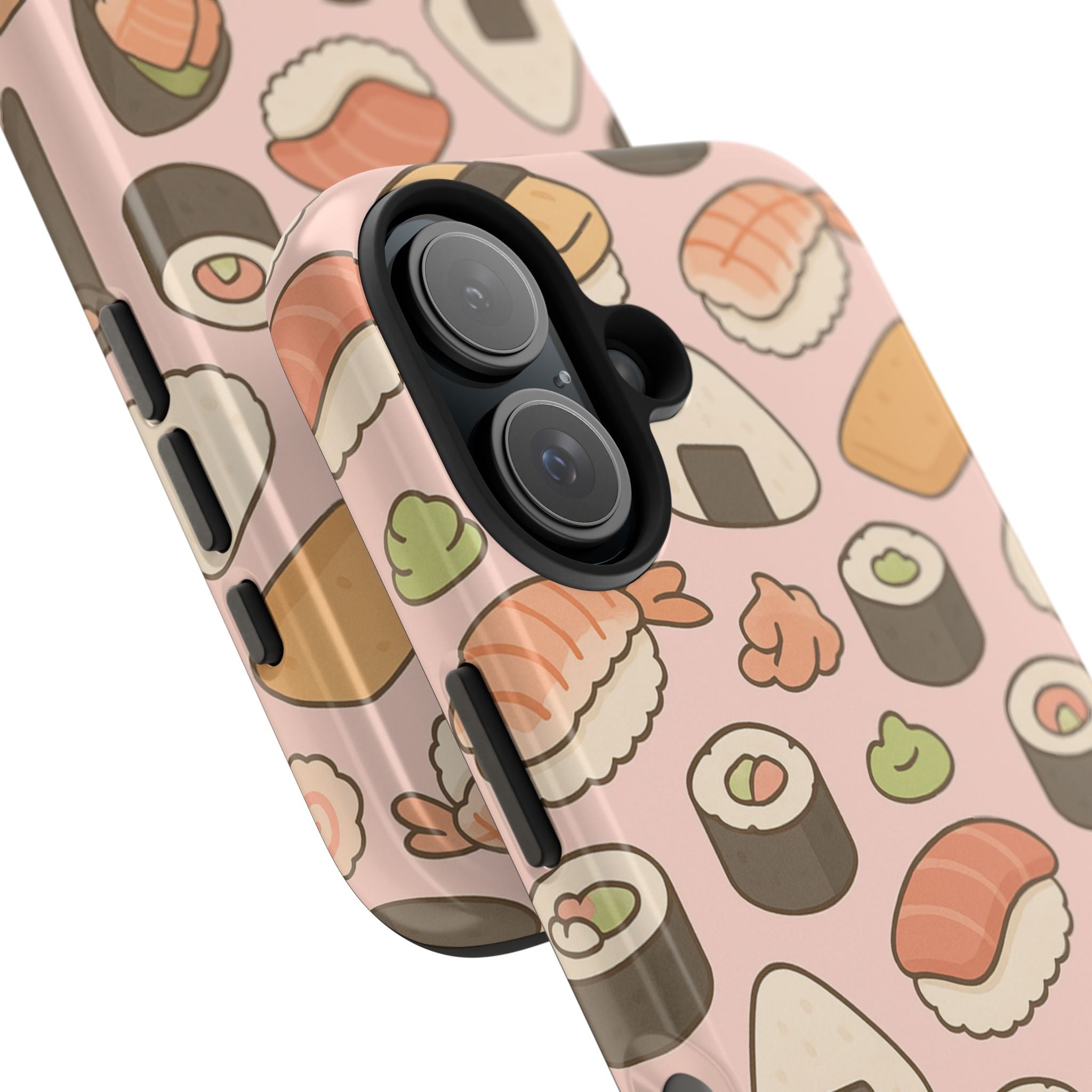 Capymo Family Kawaii Sushi Phone Case – Cute Sushi Pattern Phone Case