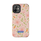 Capymo Family Bunny Blossom Spring Phone Case – Cute Floral iPhone Cover with Carrots & Sakura