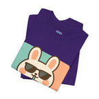 Capymo Family Charming Bunny Graphic Tee, Cute Animal Shirt, Casual Wear, Soft Unisex Tee, Perfect Gift for Animal Lovers, Everyday Fashion