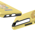 Capymo Family “Nap Goals” Phone Case – Cute Bunny Toto Sleeping on Alarm Clock Cover