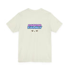 Capymo Family Cute Bunny Music Unisex Tee, Soft Beats Only, Gift for Music Lovers, Relaxed Fit T-Shirt, Animal Lover Apparel, Casual Wear