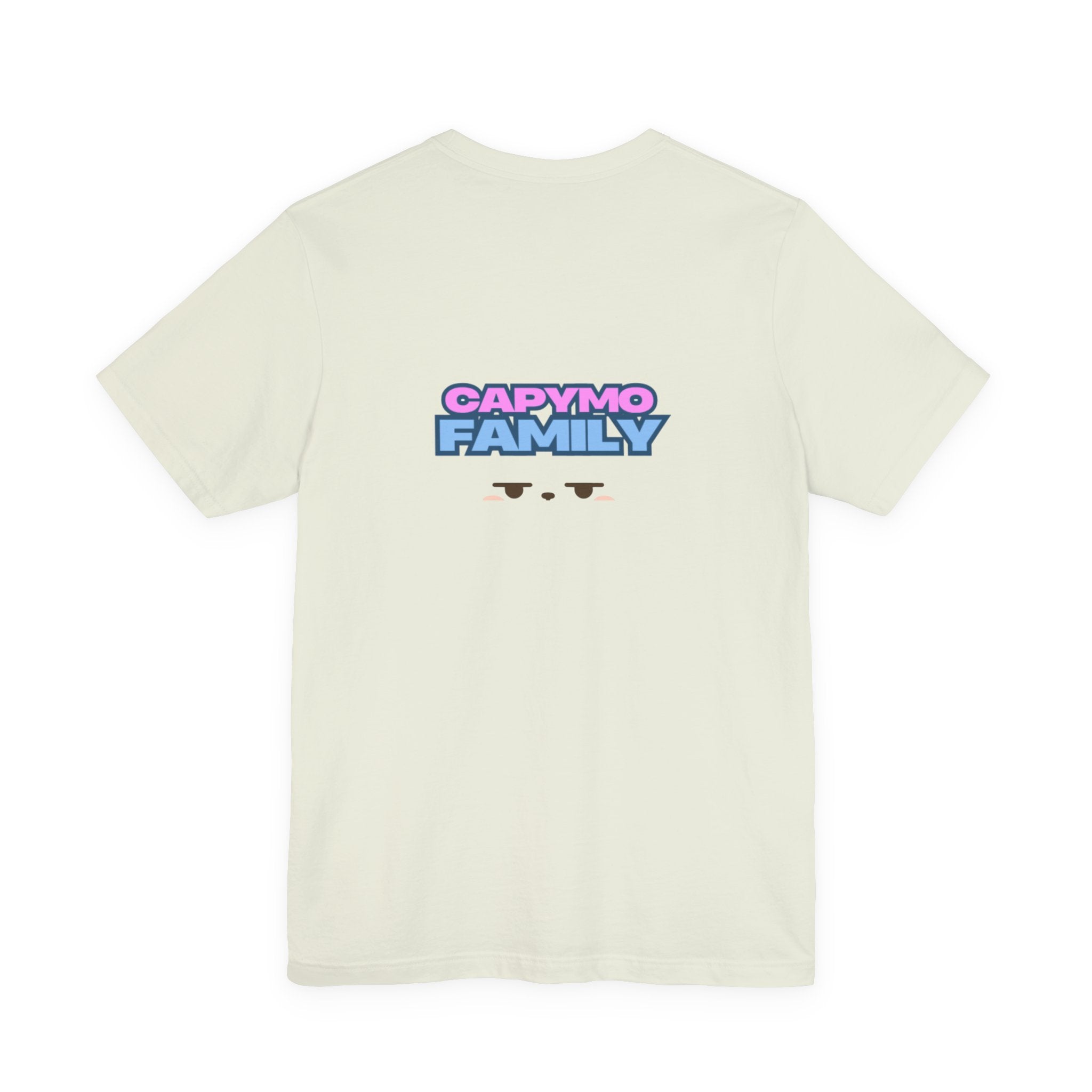 Capymo Family Cute Bunny Music Unisex Tee, Soft Beats Only, Gift for Music Lovers, Relaxed Fit T-Shirt, Animal Lover Apparel, Casual Wear