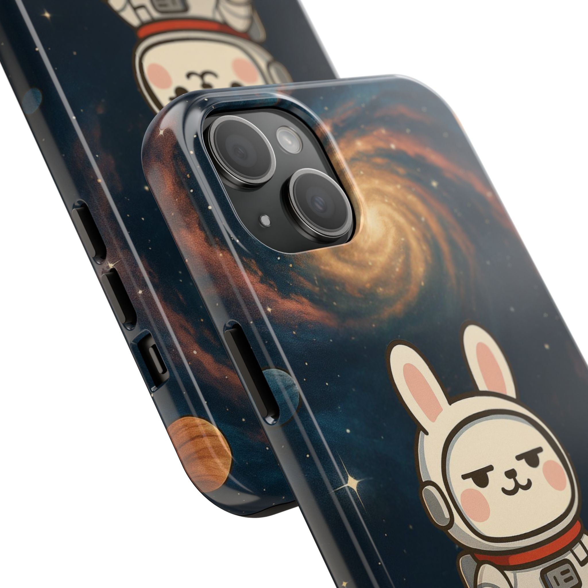 Capymo Family Cute Cartoon Bunny Tough Phone Case –Cute Astronaut  Bunny "Toto" Phone Case