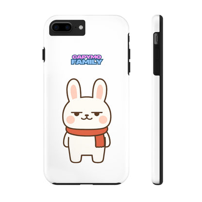 Capymo Family Cute Cartoon Bunny Tough Phone Case –"Toto" The Bunny Phone Case