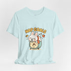 Capymo Family Kawaii Bunny Soft Cotton T-Shirt – "Nap Goals" "Toto" The Bunny Cute Tee (Unisex)