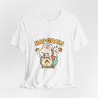 Capymo Family Kawaii Bunny Soft Cotton T-Shirt – "Nap Goals" "Toto" The Bunny Cute Tee (Unisex)