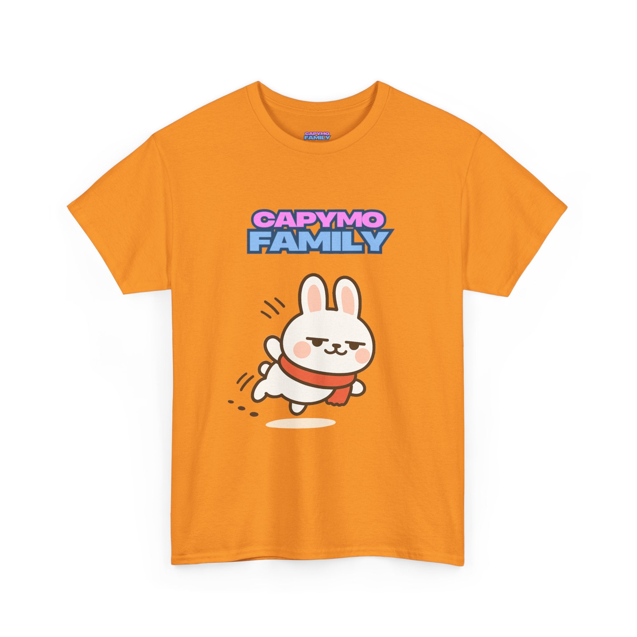 Capymo Family Themed Cute Animal Tee, Cute Cartoon T-Shirt, Bunny Graphic Tee, Funny Family Shirt, Adorable Unisex Cotton Tee